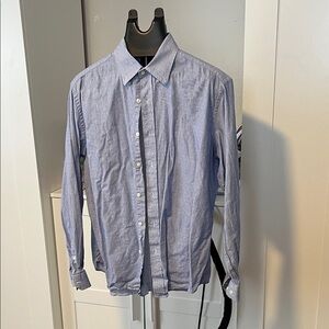Nautica Light Blue Casual Button Down Shirt